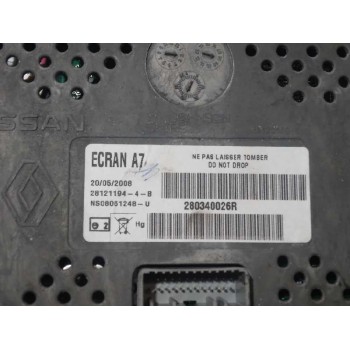 Recambio de display para renault laguna iii dynamique referencia OEM IAM 280340026R  