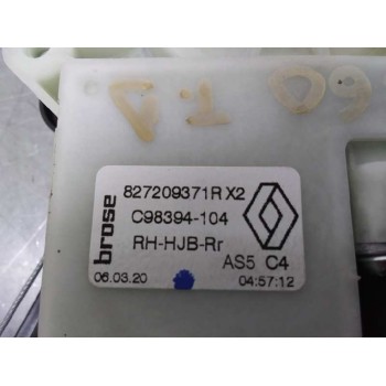 Recambio de elevalunas trasero derecho para renault captur ii intens referencia OEM IAM 827209371 6 PIN 