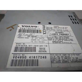 Recambio de sistema audio / radio cd para volvo s40 berlina 1.8 kinetic referencia OEM IAM 306792491 CAJA 