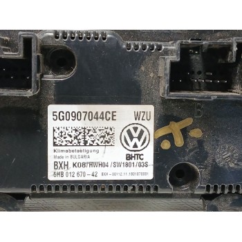 Recambio de mando climatizador para volkswagen golf vii (5g1, bq1, be1, be2) 1.6 tdi referencia OEM IAM 5g0907044ce  