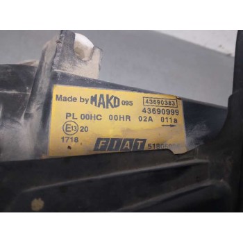 Recambio de faro izquierdo para fiat doblo (119) 1.9 8v multijet active com. (77kw) referencia OEM IAM 43690999 51805935 