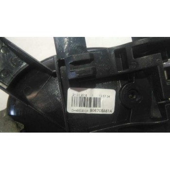 Recambio de maneta interior trasera derecha para nissan juke (f15) acenta referencia OEM IAM 80670BA61A CROMADA 