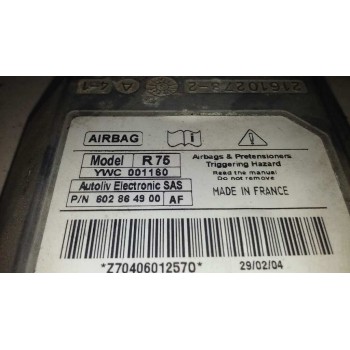 Recambio de centralita airbag para mg serie 75 (j/rj) classic referencia OEM IAM 802864900AF 802864900AF 