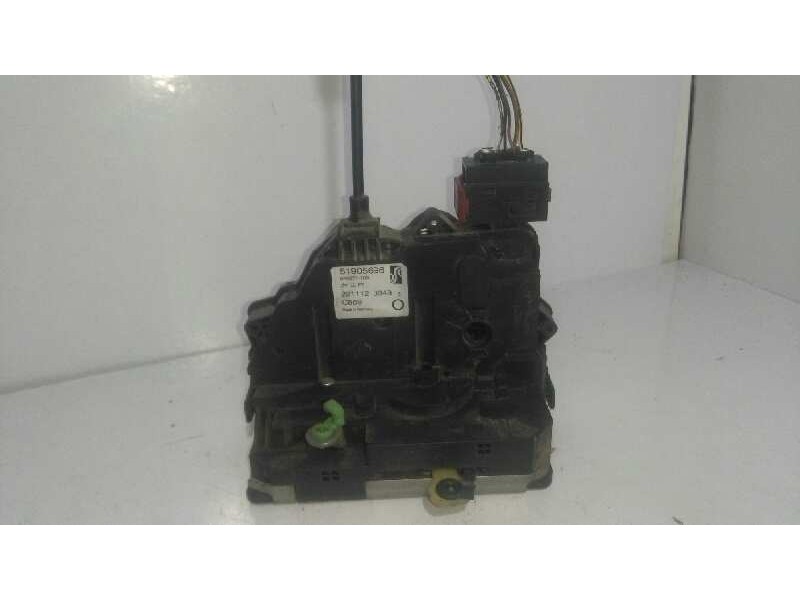 Recambio de cerradura puerta delantera izquierda para fiat punto (199) easy referencia OEM IAM 51905696 5P 5 CABLES 6 PINS