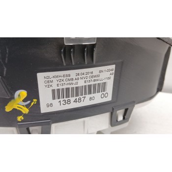 Recambio de cuadro instrumentos para peugeot 208 style referencia OEM IAM 9813848780 9813848780 