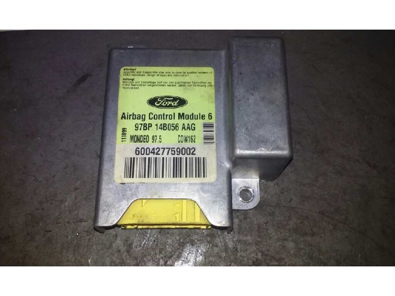 Recambio de centralita airbag para ford mondeo berlina (gd) ambiente referencia OEM IAM 97BP14B056AAG 97BP14B056AAG 