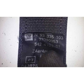 Recambio de cinturon seguridad delantero izquierdo para opel meriva blue line referencia OEM IAM 93335103  