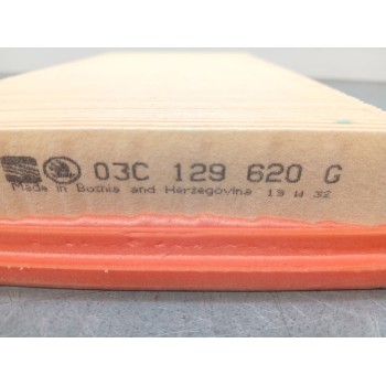 Recambio de filtro aire para volkswagen golf v (1k1) 1.4 fsi referencia OEM IAM 03C129620G  