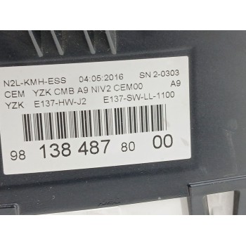 Recambio de cuadro instrumentos para peugeot 208 style referencia OEM IAM 981384878000 769317790U 981384878000