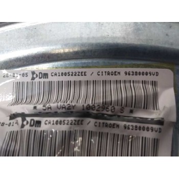 Recambio de airbag delantero izquierdo para citroën c2 sx referencia OEM IAM 96380009VD TOCADO 