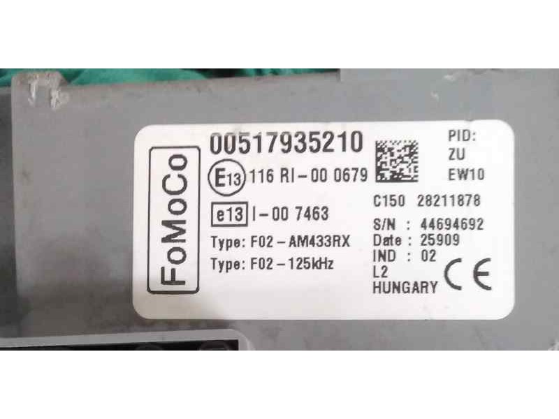 Recambio de centralita bsm para ford ka (ccu) black edition referencia OEM IAM 00517935210  
