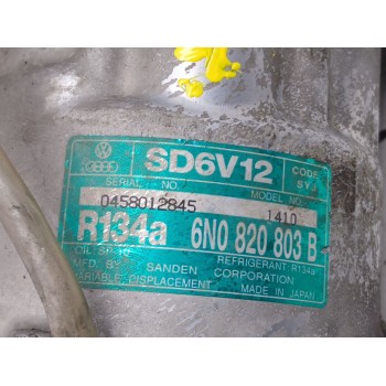 Recambio de compresor aire acondicionado para seat arosa (6h1) 1.0 referencia OEM IAM 6n0820803b sd6v12 SD6V121410