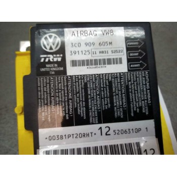 Recambio de centralita airbag para volkswagen passat berlina (3c2) highline referencia OEM IAM 3C0909605M  