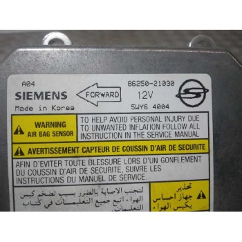 Recambio de centralita airbag para ssangyong rodius 2.7 turbodiesel cat referencia OEM IAM 8625021030  