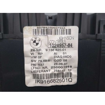 Recambio de cuadro instrumentos para bmw serie 1 coupe (e82) 2.0 turbodiesel cat referencia OEM IAM 916682501 102495784 