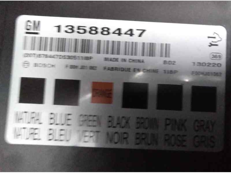 Recambio de modulo confort para chevrolet cruze station wagon lt+ referencia OEM IAM 13588447  BCM