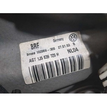 Recambio de elevalunas trasero izquierdo para volkswagen bora berlina (1j2) 1.9 tdi referencia OEM IAM 1J5839729H ELÉCTRICO 1J58