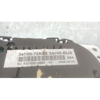 Recambio de cuadro instrumentos para suzuki swift berlina (mz) glx (3-ptas.) referencia OEM IAM 3410072kb0 3410062j0 a2c53219886