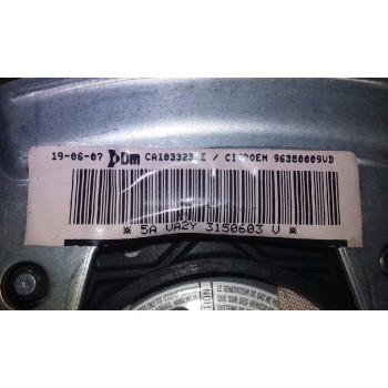 Recambio de airbag delantero izquierdo para citroën c2 collection referencia OEM IAM 96380009VD  
