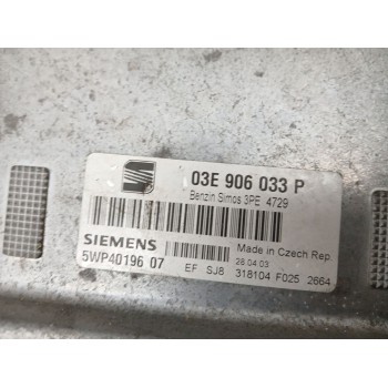 Recambio de centralita motor uce para seat ibiza iii (6l1) 1.2 referencia OEM IAM 03E906033P  