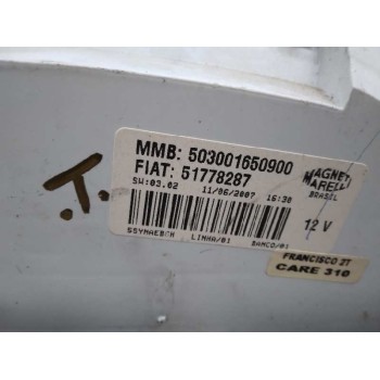 Recambio de cuadro instrumentos para fiat linea (110) emotion referencia OEM IAM 51778287  