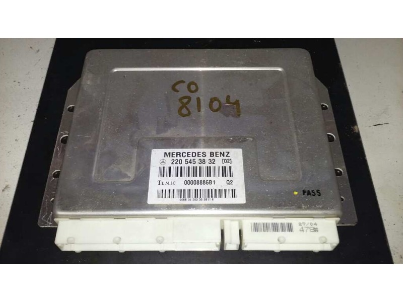 Recambio de centralita suspension para mercedes-benz clase s (w220) berlina 500 (220.075) referencia OEM IAM 2205453832  TEMIC