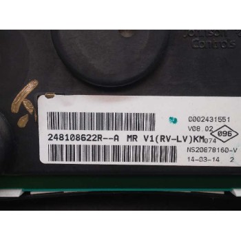 Recambio de cuadro instrumentos para dacia dokker express 1.5 dci diesel fap cat referencia OEM IAM 248108622R  