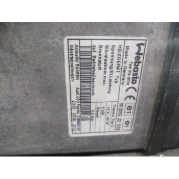 Recambio de motor calefaccion para bmw x5 (e53) 3.0d referencia OEM IAM 66724B WEBASTO ESTACIONARIA 66724B