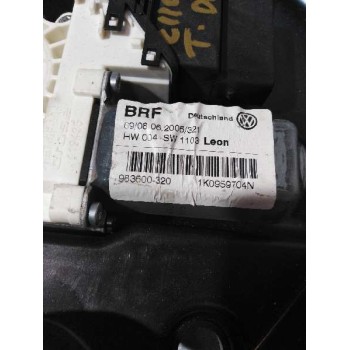 Recambio de elevalunas trasero derecho para seat leon (1p1) 1.6 referencia OEM IAM 1K0959704N  