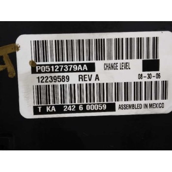 Recambio de mando climatizador para chrysler voyager (rg) 2.5 crd cat referencia OEM IAM P05127379AA  