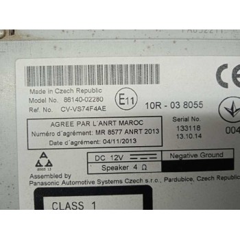 Recambio de sistema navegacion gps para toyota auris business referencia OEM IAM 8614002280 8614002280 