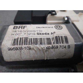 Recambio de motor elevalunas trasero derecho para skoda octavia berlina (1z3) edition 100 referencia OEM IAM 1K0959704B  