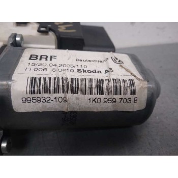 Recambio de motor elevalunas trasero izquierdo para skoda octavia berlina (1z3) edition 100 referencia OEM IAM 1K0959703B  