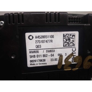 Recambio de mando climatizador para smart forfour basis (52kw) (453.042) referencia OEM IAM A4539051100  