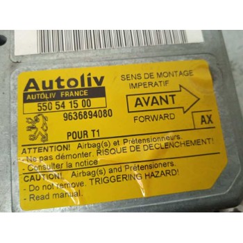 Recambio de centralita airbag para peugeot 206 berlina xs referencia OEM IAM 9636894080 550541500 