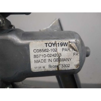 Recambio de elevalunas delantero derecho para toyota auris hybrid active referencia OEM IAM 8571002420B 10 PINES 