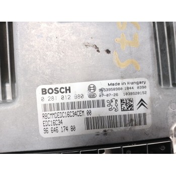 Recambio de centralita motor uce para citroën c4 grand picasso avatar referencia OEM IAM 9664617480 0281012980 