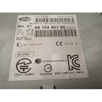 Recambio de sistema audio / radio cd para citroën c4 picasso intensive referencia OEM IAM 9810485780  