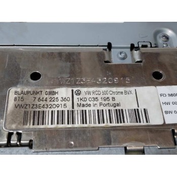 Recambio de sistema audio / radio cd para volkswagen passat berlina (3c2) sportline referencia OEM IAM 1K0035195B  