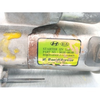 Recambio de motor arranque para hyundai kona (os, ose, osi) 1.0 t-gdi referencia OEM IAM 3610008100  