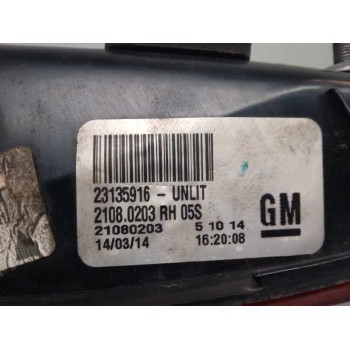 Recambio de piloto trasero izquierdo interior para opel insignia berlina expression referencia OEM IAM 23135916 2 SERIE 