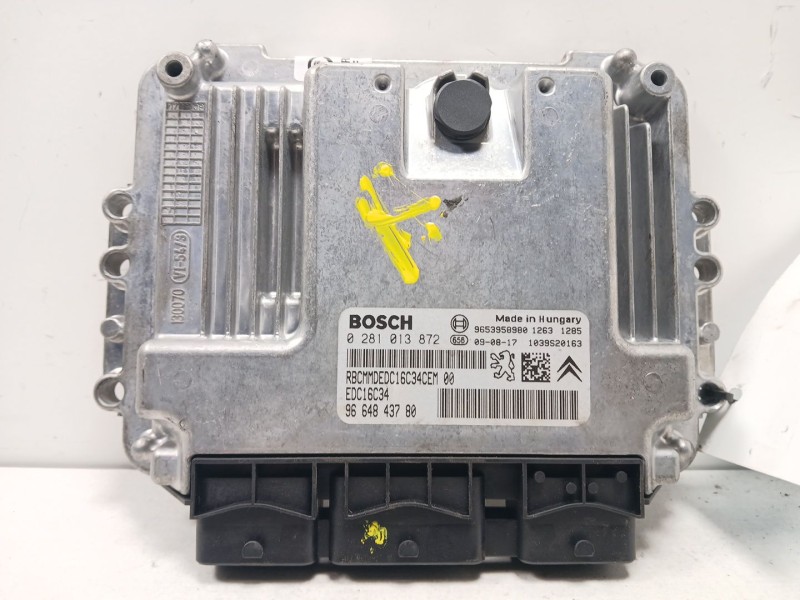 Recambio de centralita motor uce para peugeot 407 sw 1.6 hdi referencia OEM IAM 0281013872  9664843780