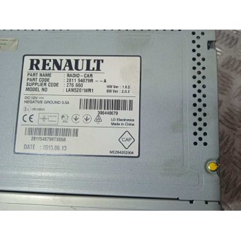 Recambio de sistema navegacion gps para renault captur zen referencia OEM IAM 281154879R  