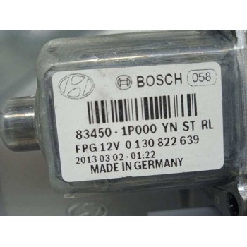 Recambio de elevalunas trasero izquierdo para hyundai ix20 sle blue referencia OEM IAM 834701K010 834501P000 2 PINS