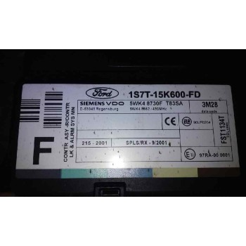 Recambio de centralita cierre para ford focus berlina (cak) trend referencia OEM IAM 1S7T15K600FD  