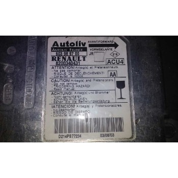 Recambio de centralita airbag para renault scenic ii 1.9 dci diesel referencia OEM IAM 603989700 603989700 
