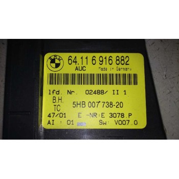 Recambio de mando climatizador para bmw serie 3 compact (e46) 316ti referencia OEM IAM 64116916882  