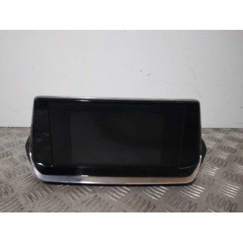 Recambio de sistema audio / radio cd para peugeot 208 (p2) active referencia OEM IAM 9838129680 PANTALLA 