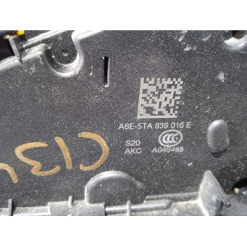 Recambio de cerradura puerta trasera derecha para skoda fabia 1.0 mpi referencia OEM IAM A6E5TA839016E 7 PINES 