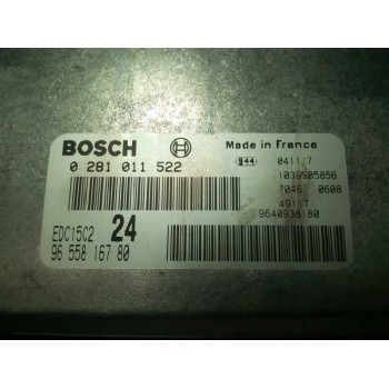 Recambio de centralita motor uce para lancia phedra (180) 2.2 jtd 16v executive referencia OEM IAM 9655816780 0281011522 